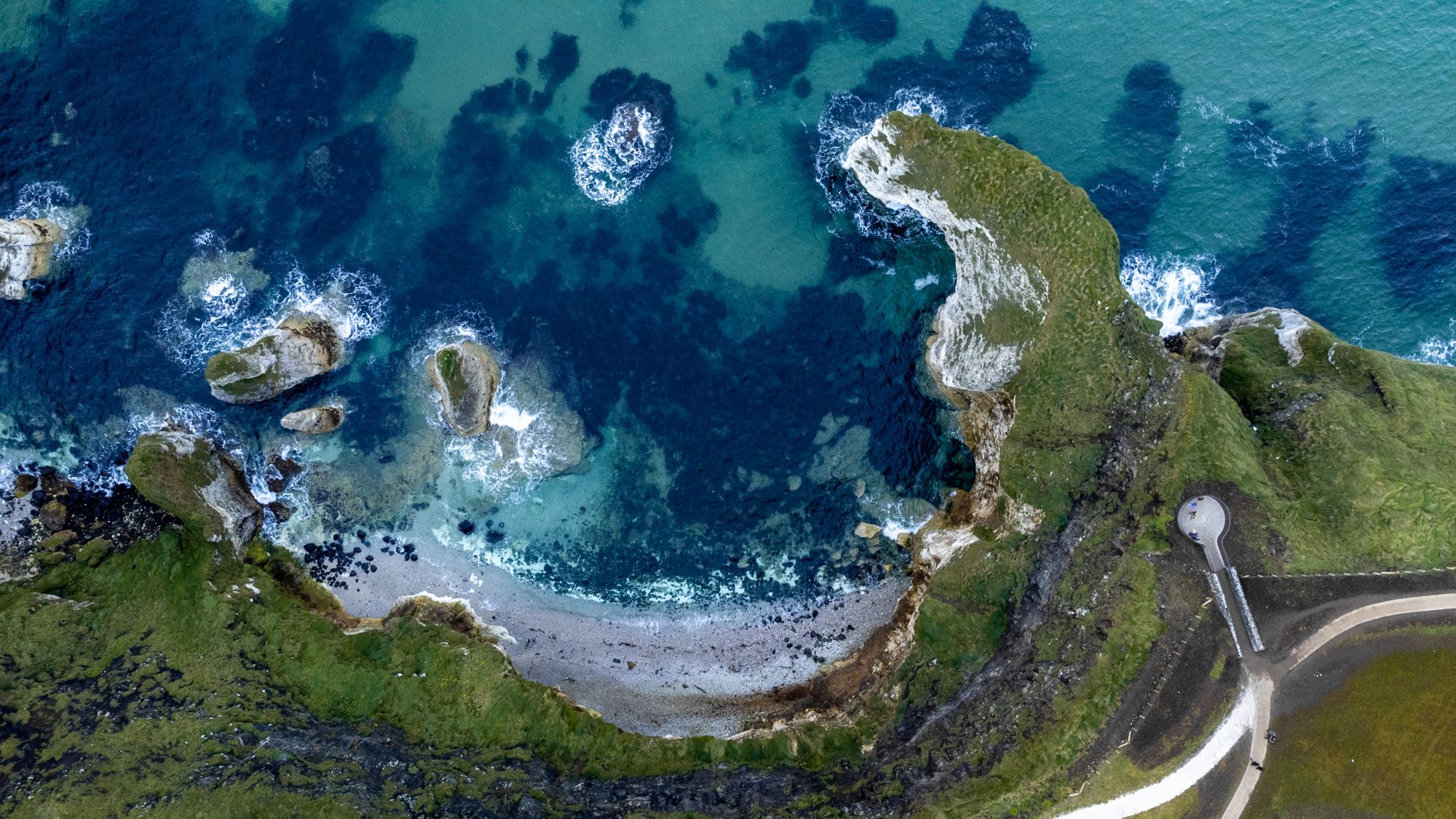 Norther Ireland Drone View